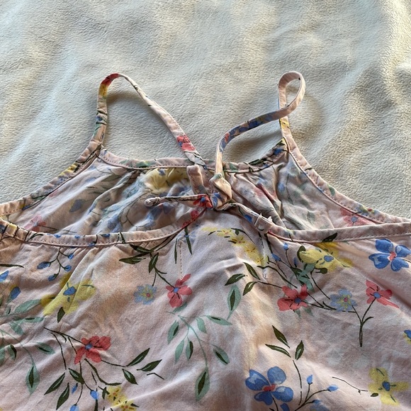 Light weight, razor back summer spaghetti strap blouse for toddler girl. - Picture 2 of 3